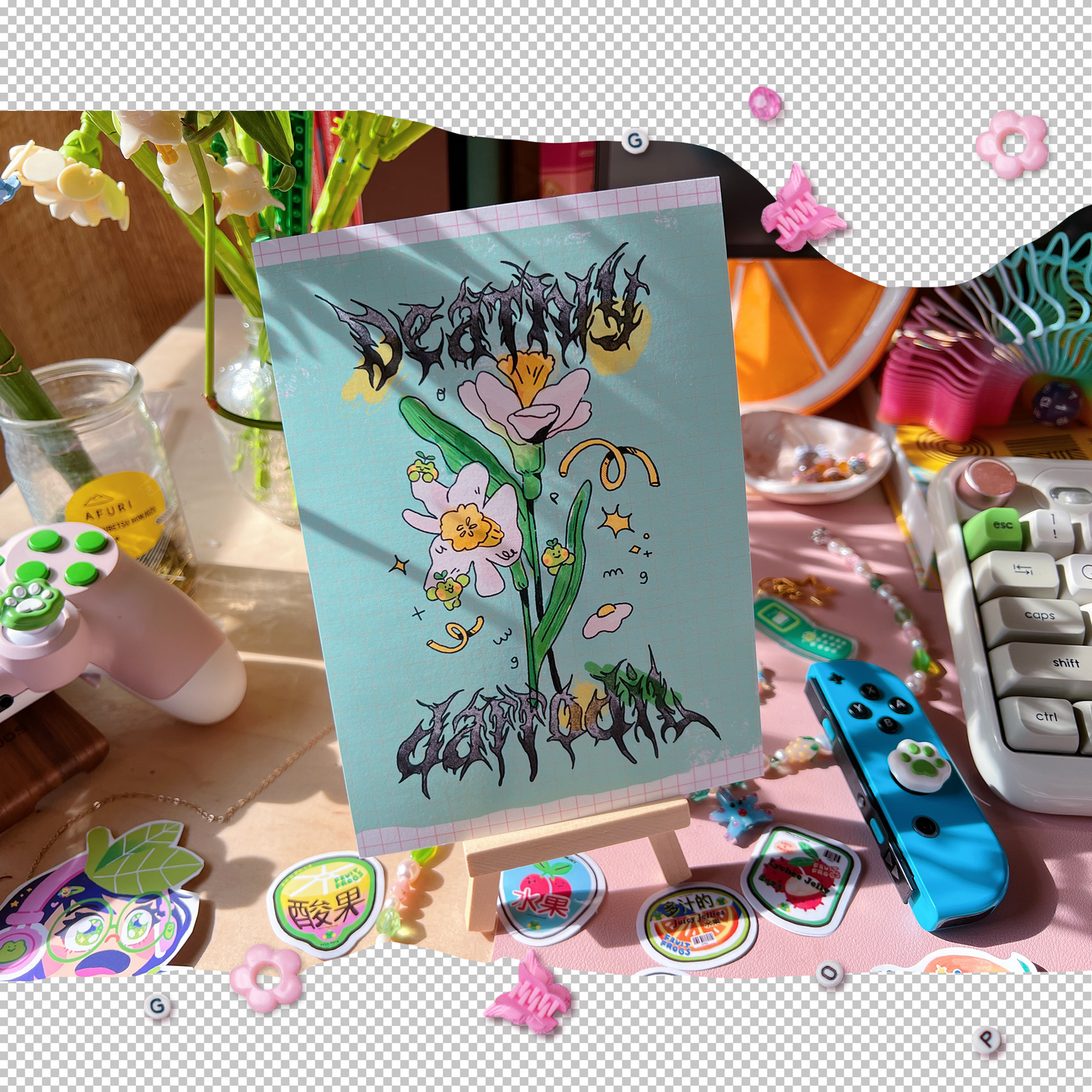 Deathly Daffodil Print