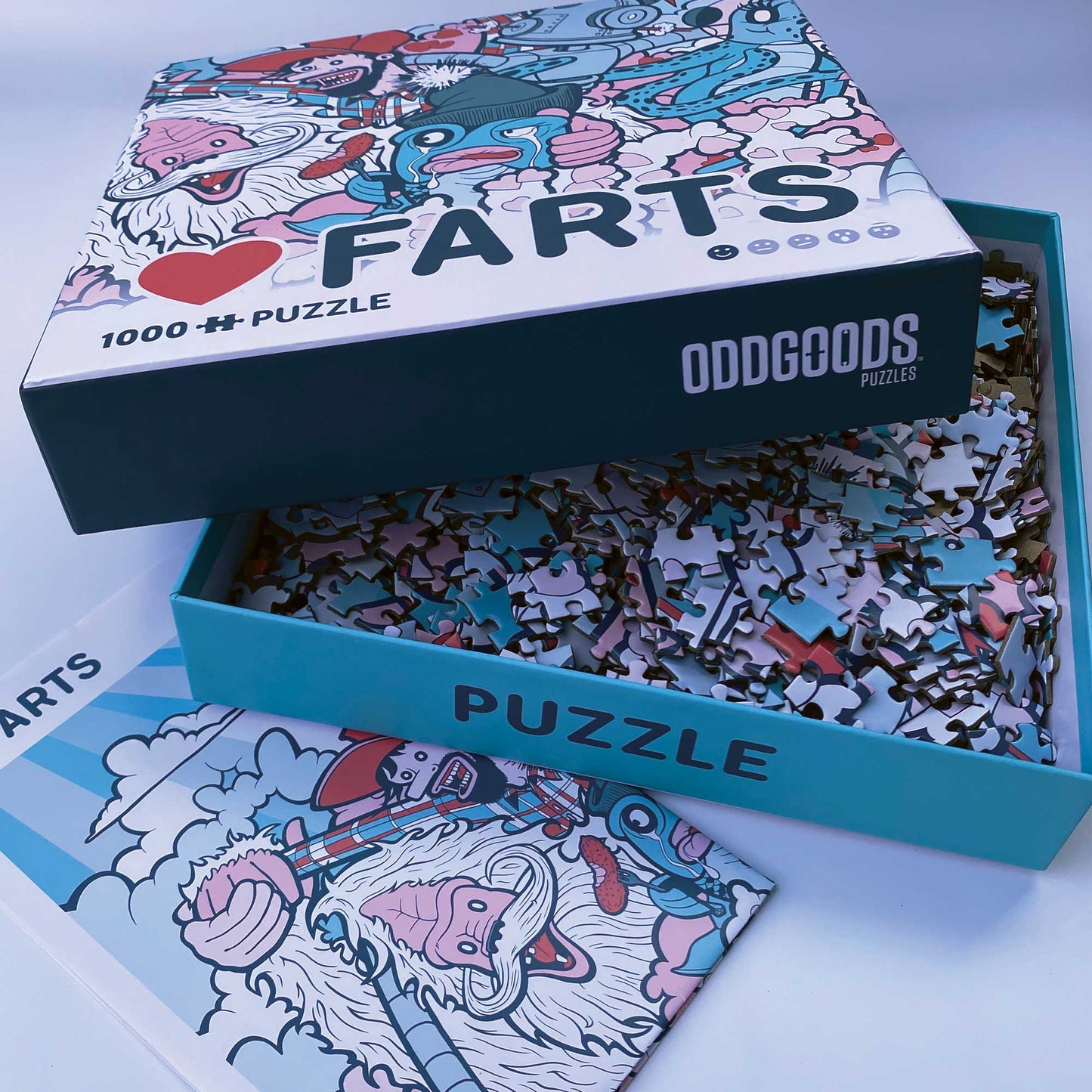 Heart Farts 1000 Piece Jigsaw Puzzle