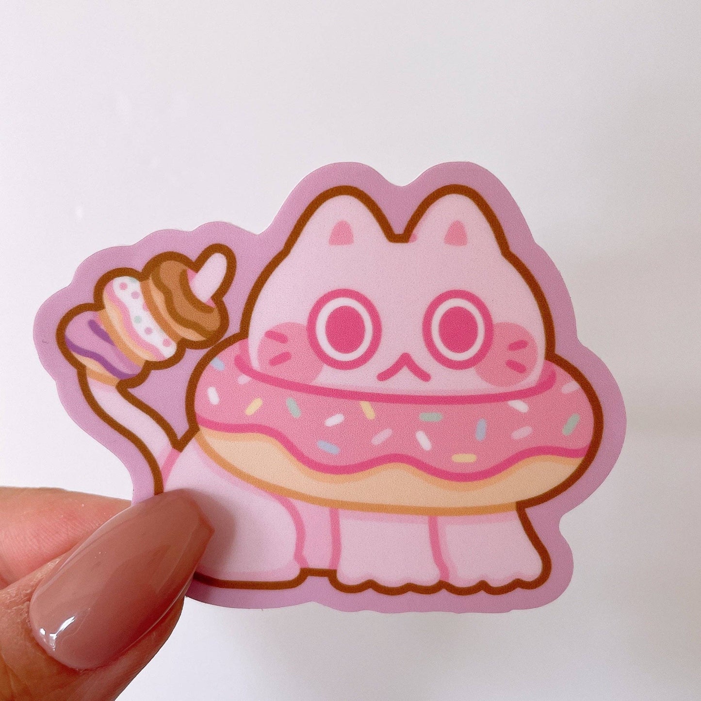 Donut Cat Sticker