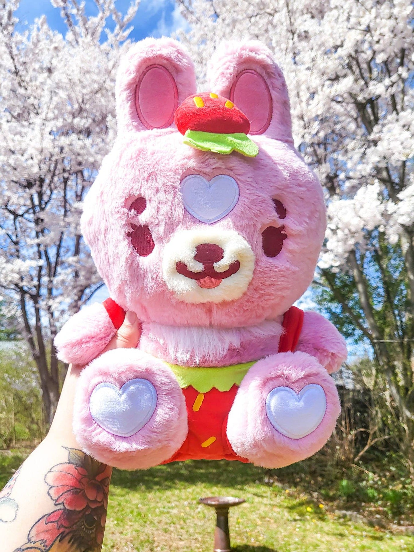 Softie Strawbunny Medium Plushie