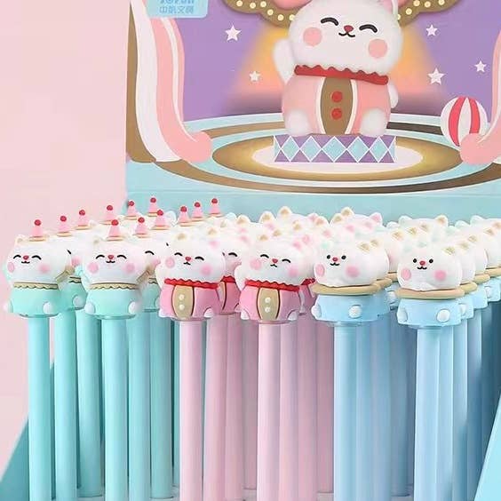 Circus Lucky Cat Gel Pen