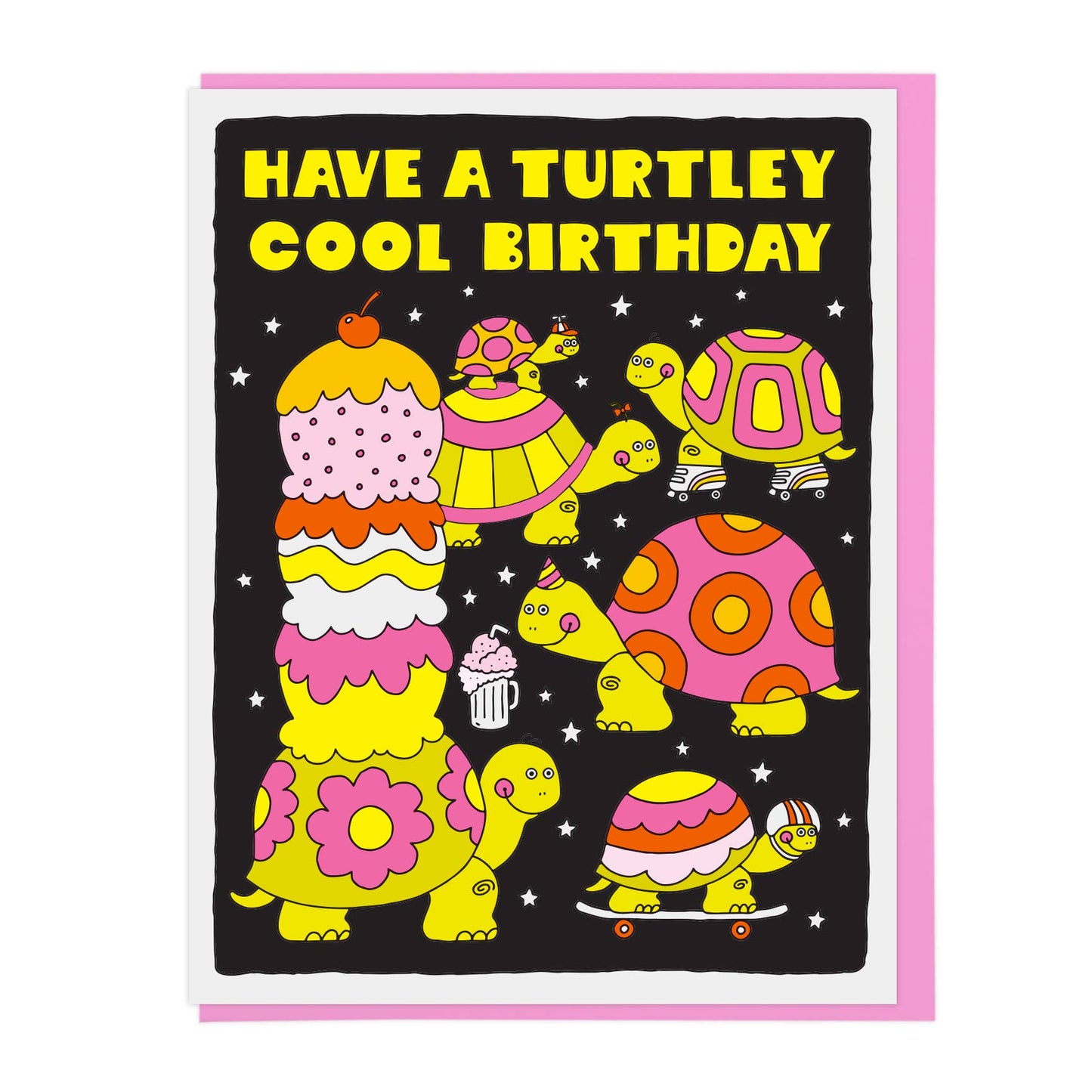 Turtley Cool Birthday Greeting Card