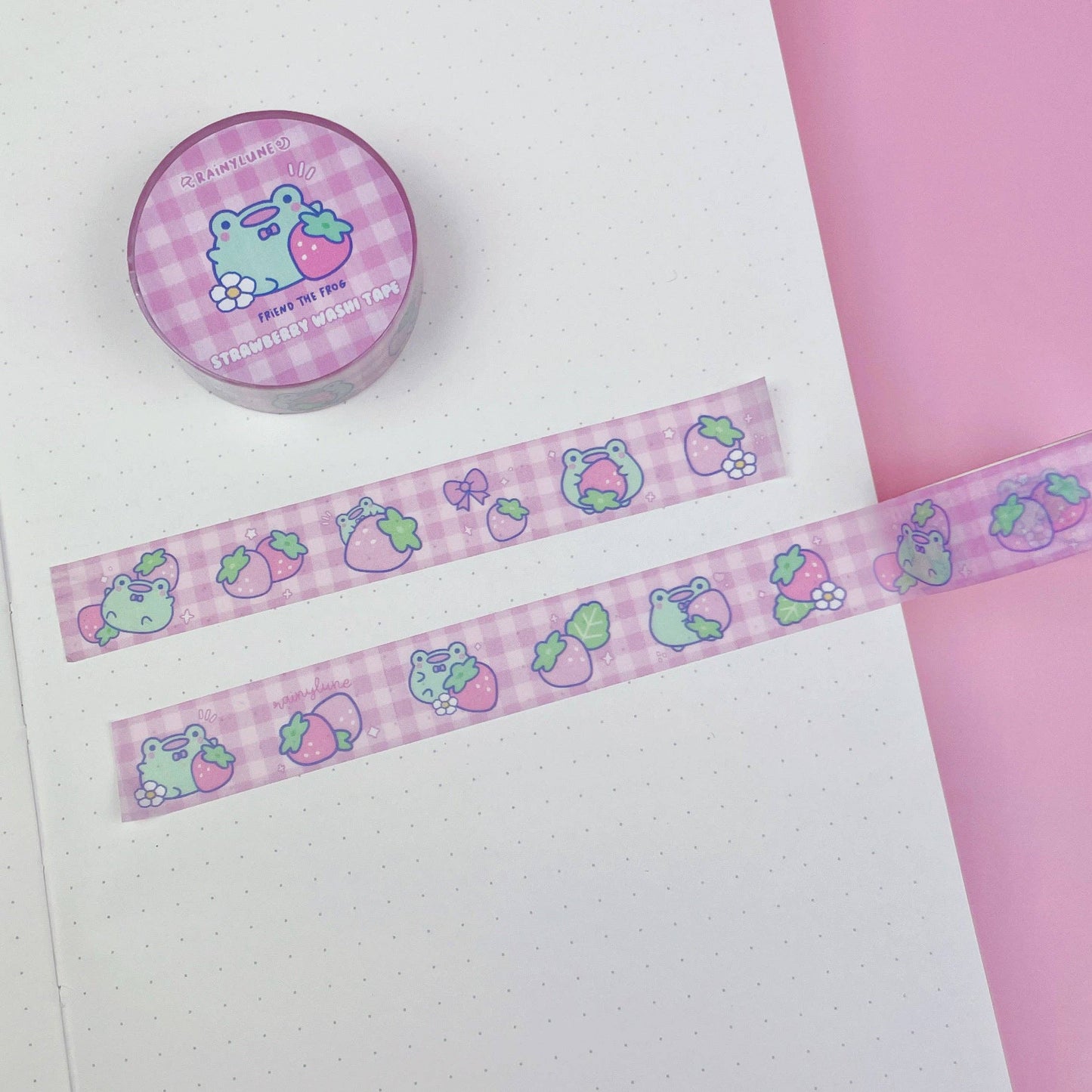 Strawberry Frog Washi Tape