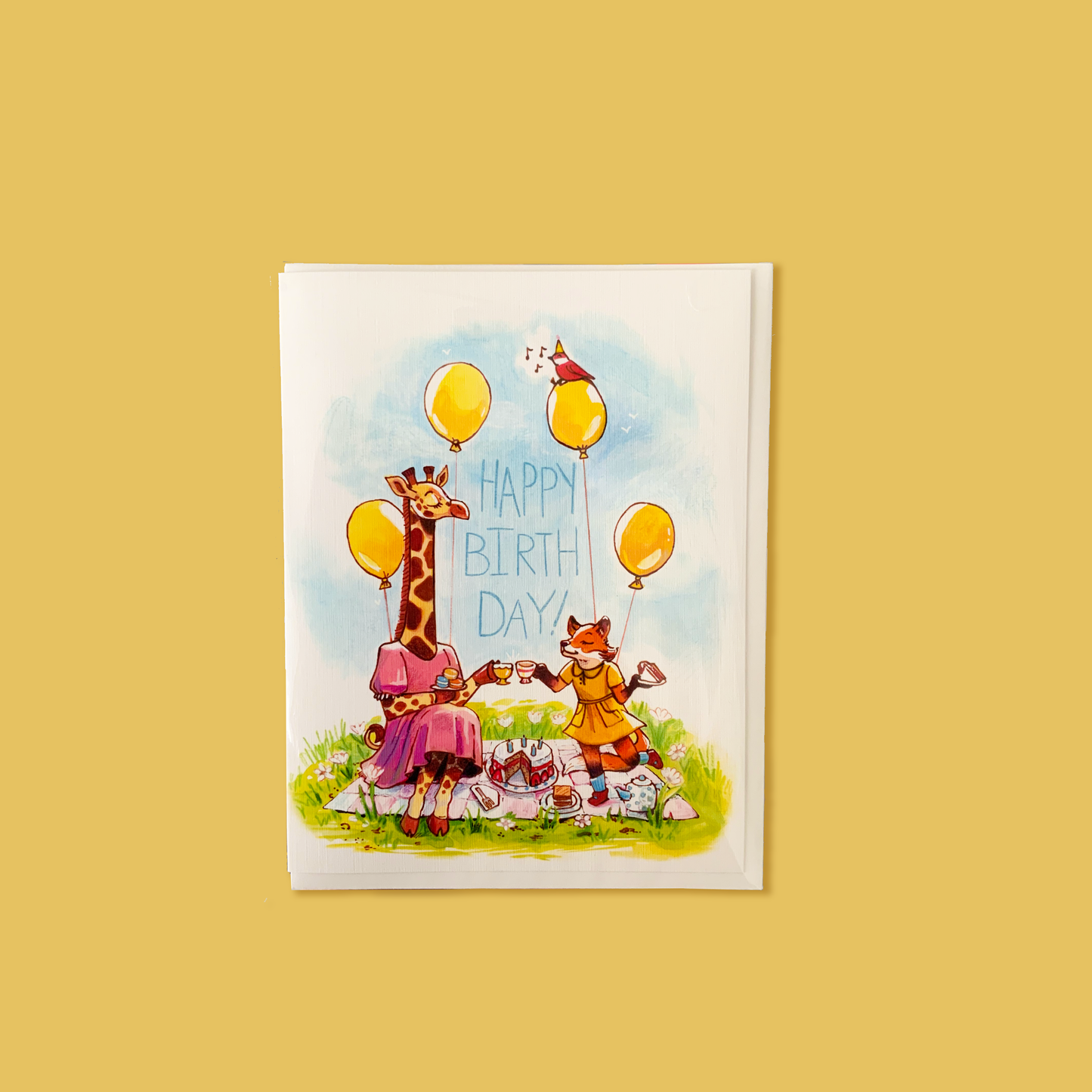 Happy Birthday Picnic Greeting Card