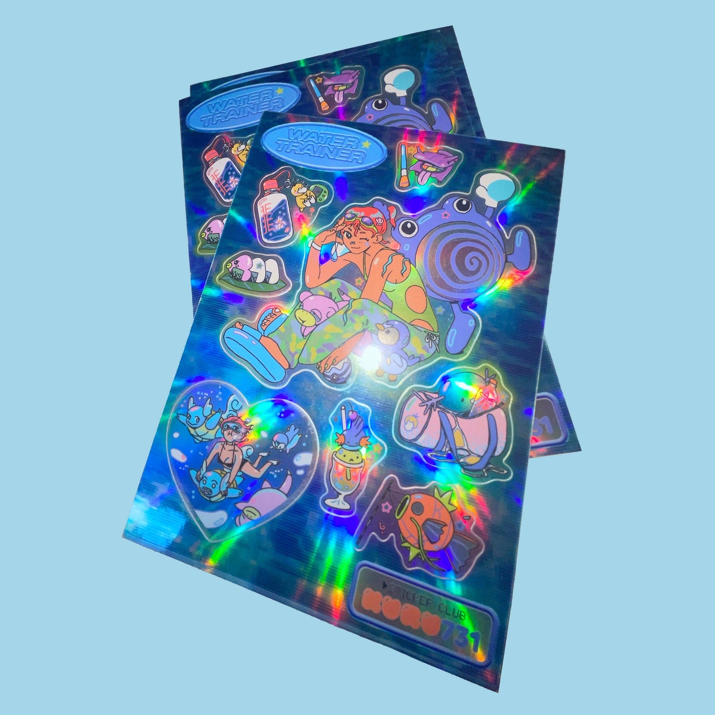 Water Trainer Sticker Sheet