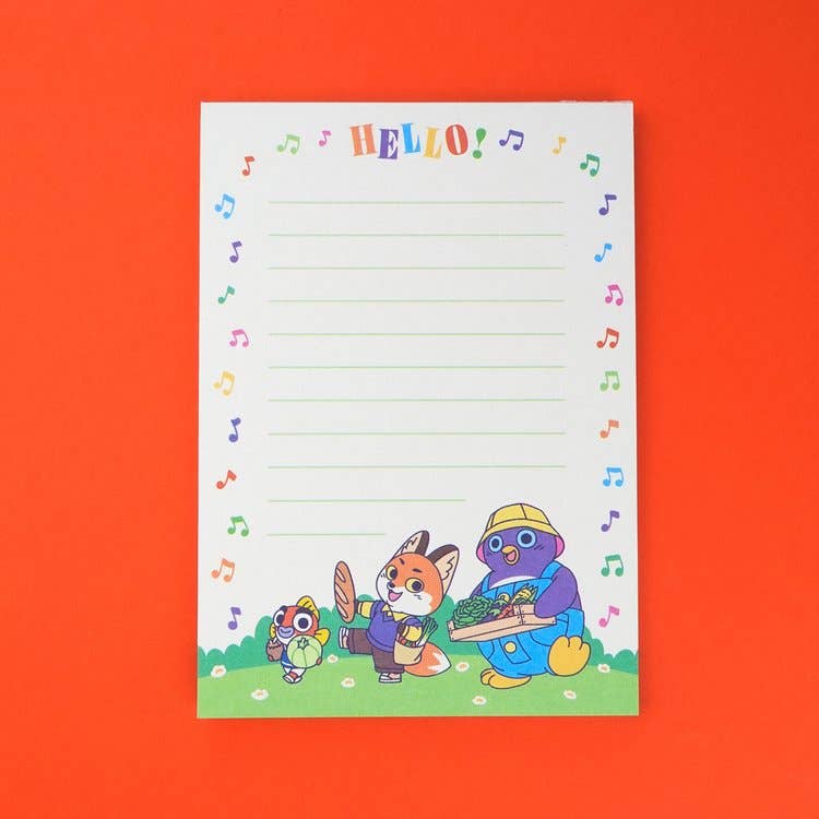 Market Day Notepad