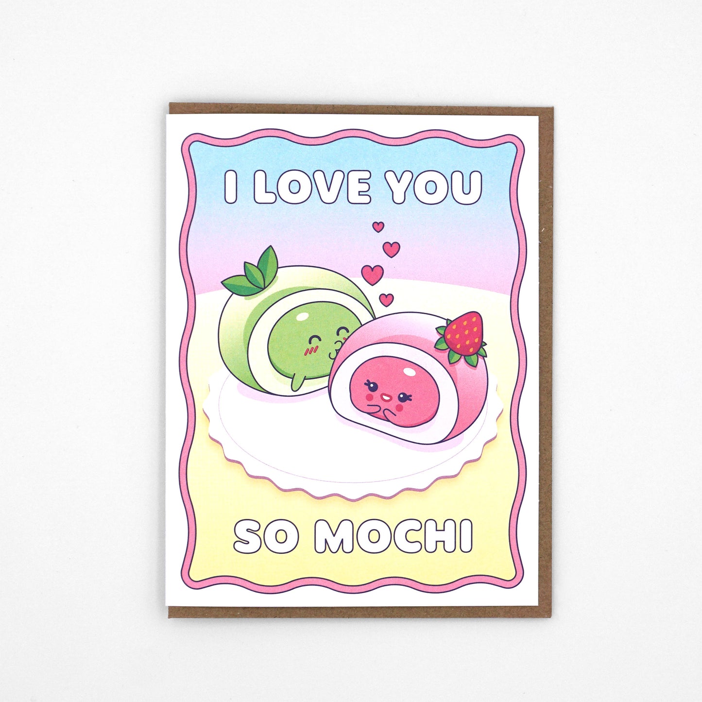 I Love You So Mochi Greeting Card