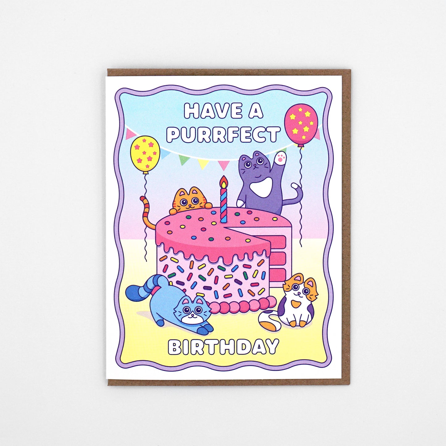 Have a Purrfect Birthday Greeting Card