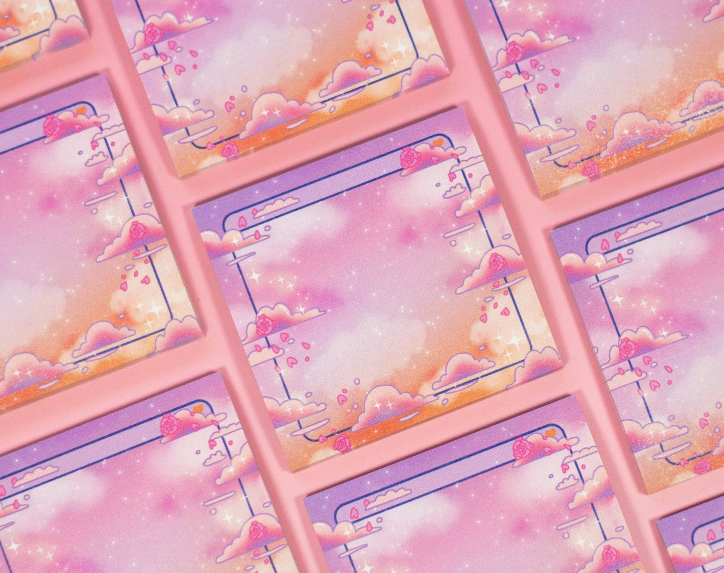 Rose Sky Sticky Notes