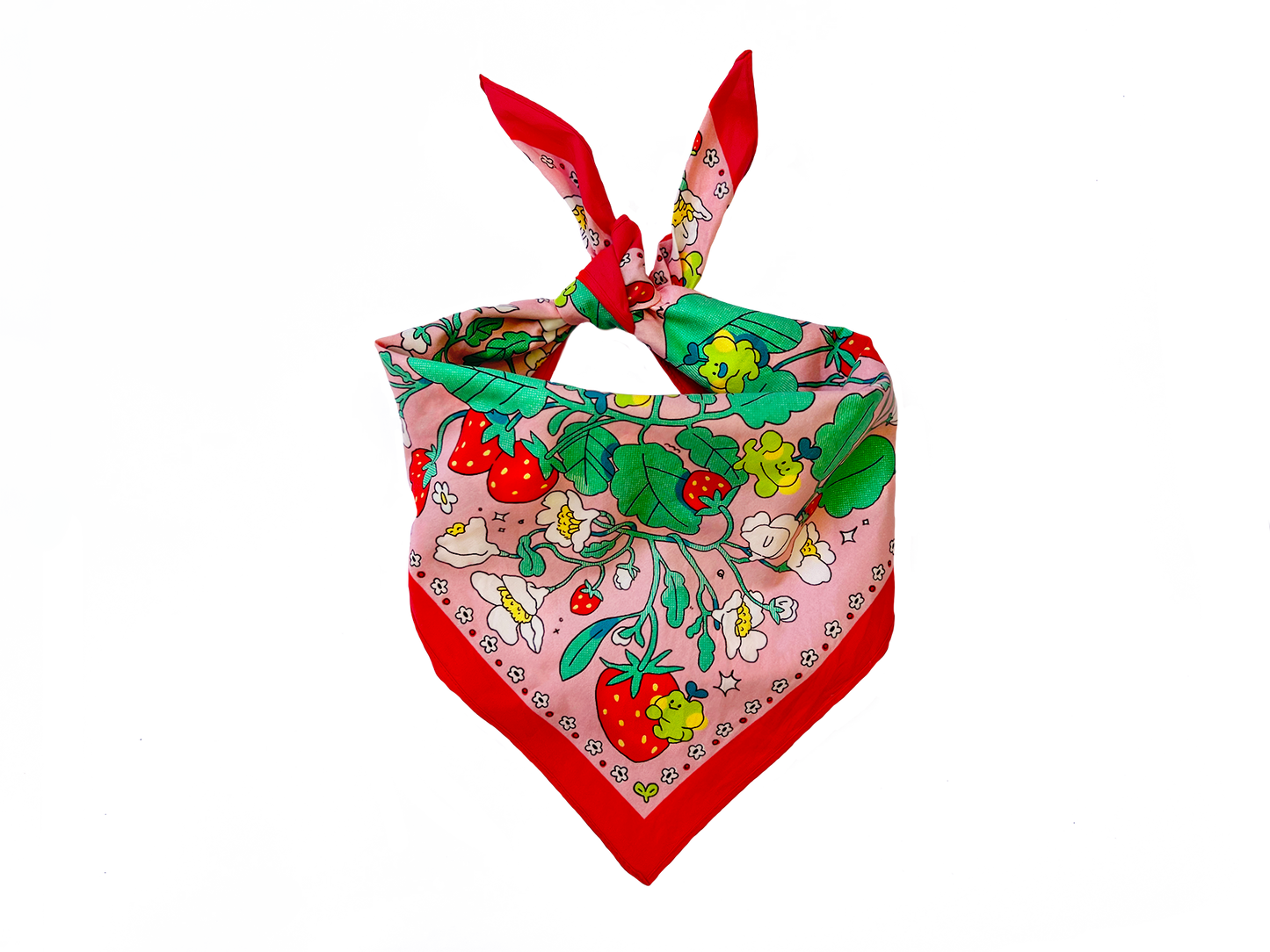 Strawberry Froggy Bandana