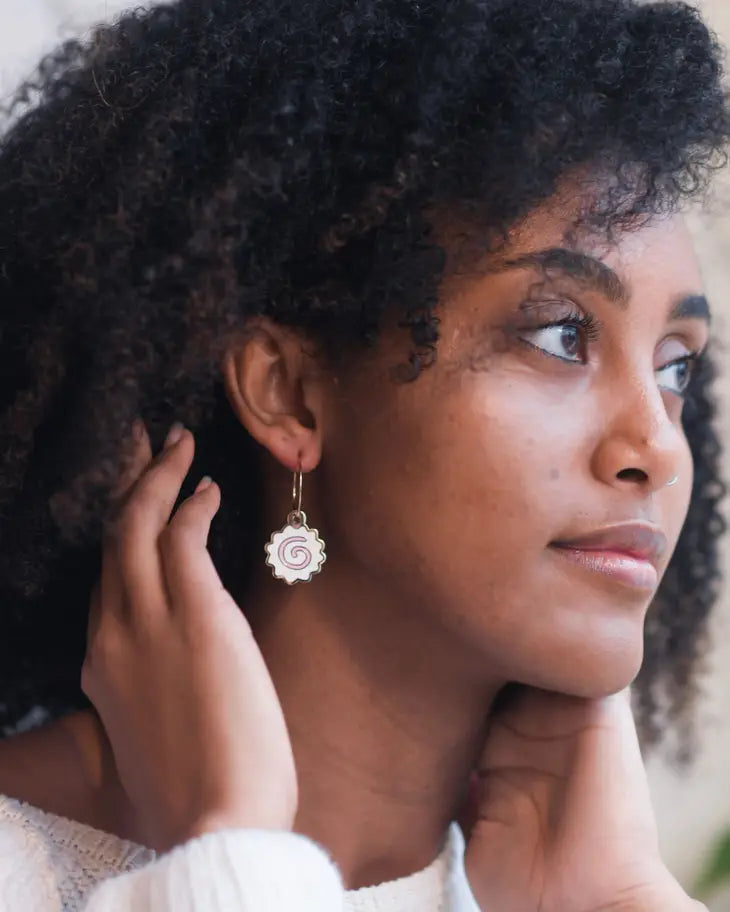 Gold Filled Naruto Hoop Earrings