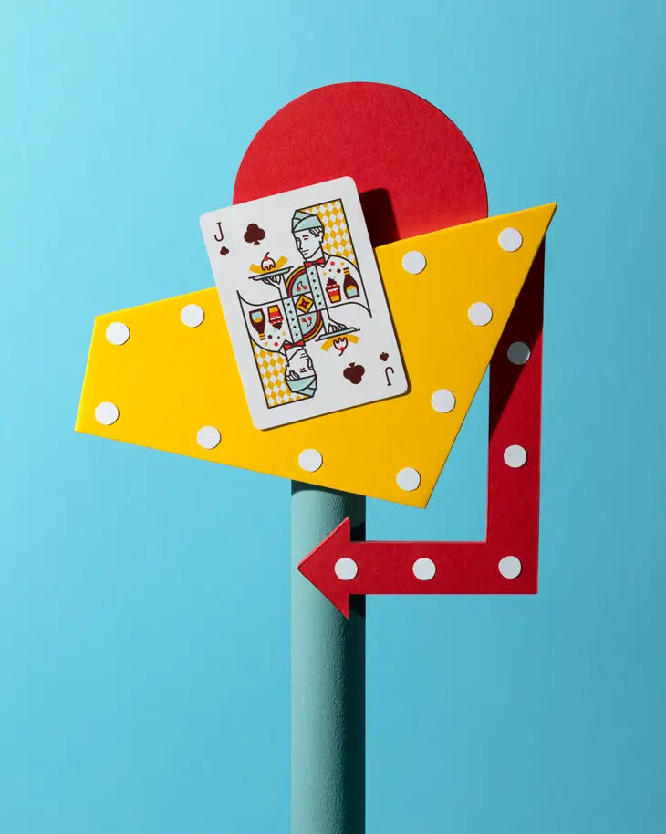 Golden Sunrise Playing Cards