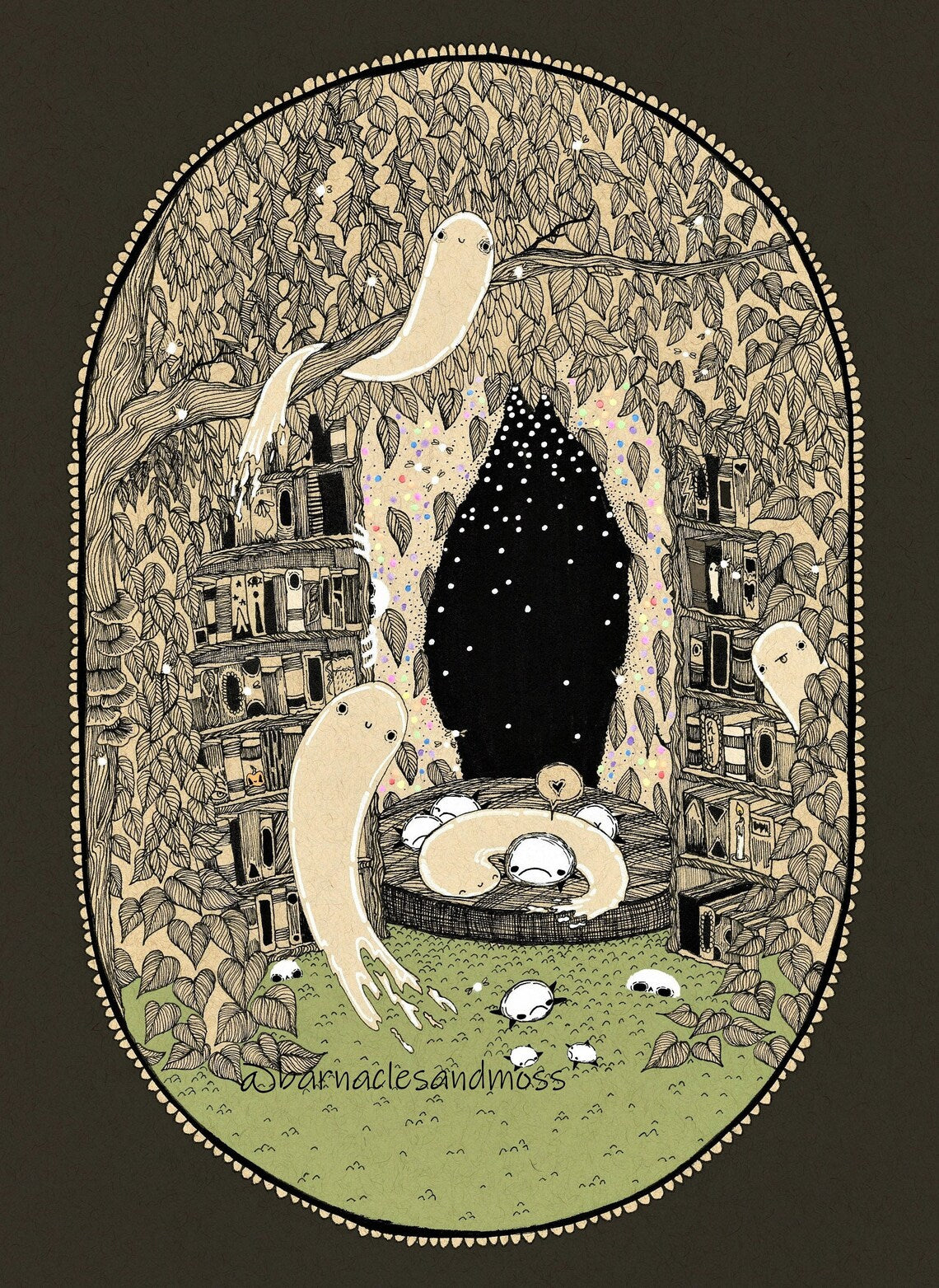 Garden Reading Nook Print