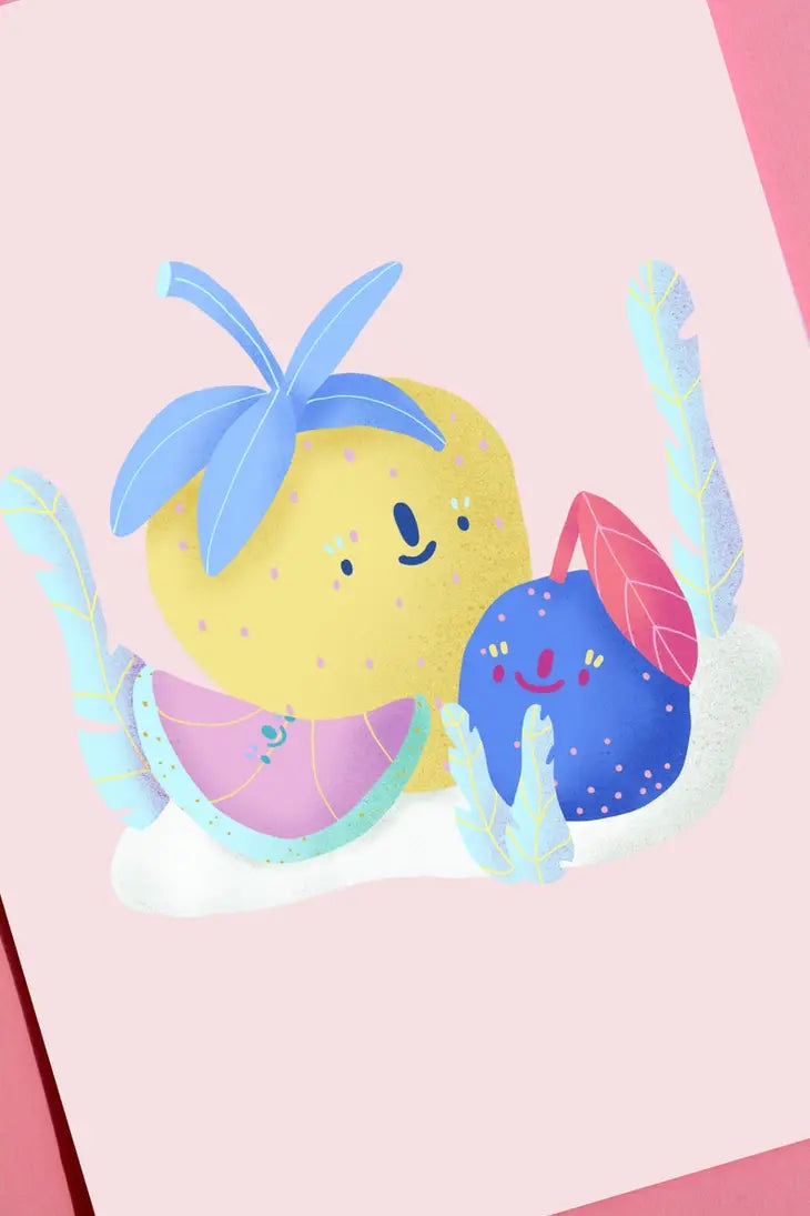 Fruit on a Stroll A5 Print