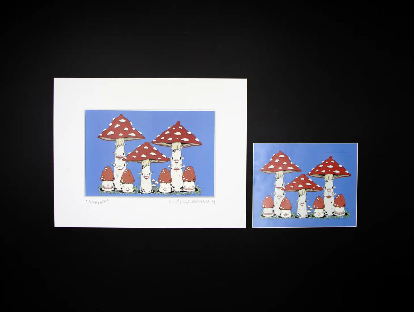 Amanita Muscaria Magic Mushroom Giclee Art Print