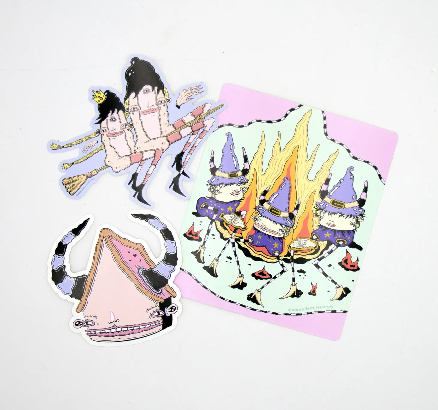 Satanic Horned Beast Goat Head Vinyl Sticker