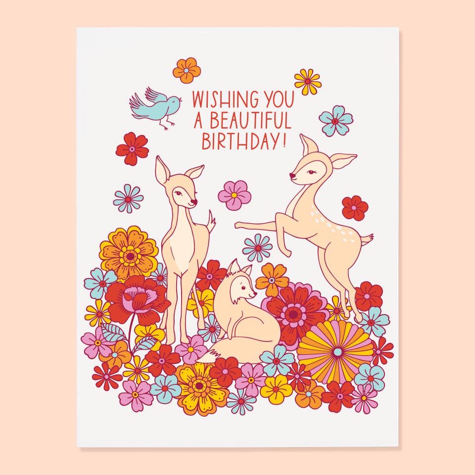 Forest Birthday Greeting Card