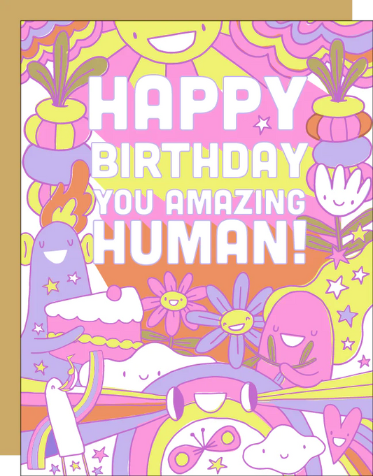 Amazing Human Greeting Card