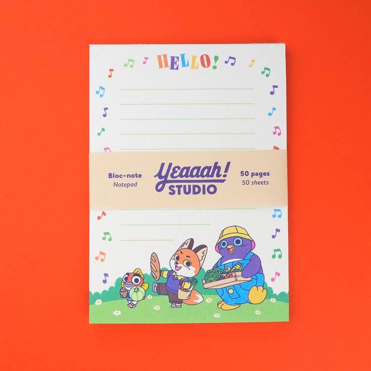 Market Day Notepad