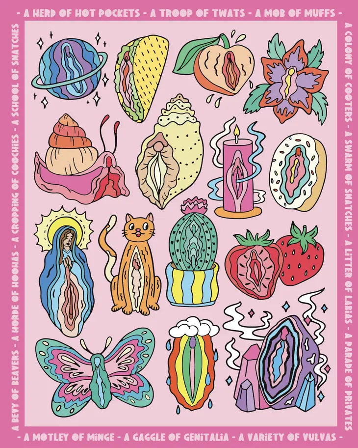 Vagina Puzzle 500 Pieces Puzzle