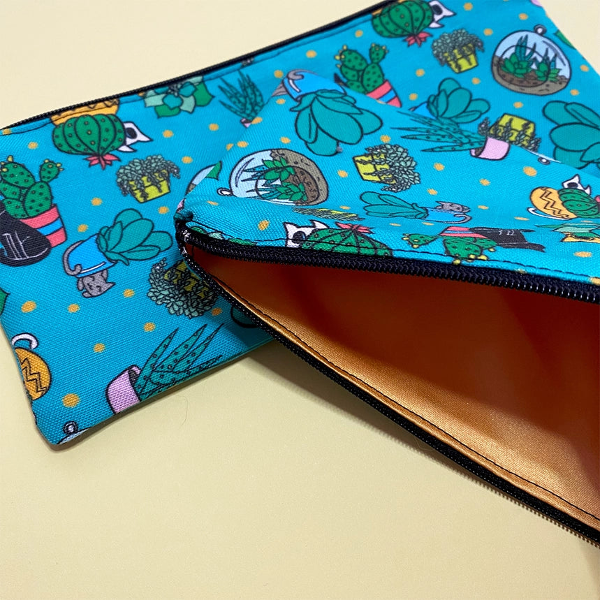 Succulent Cats Pencil Case