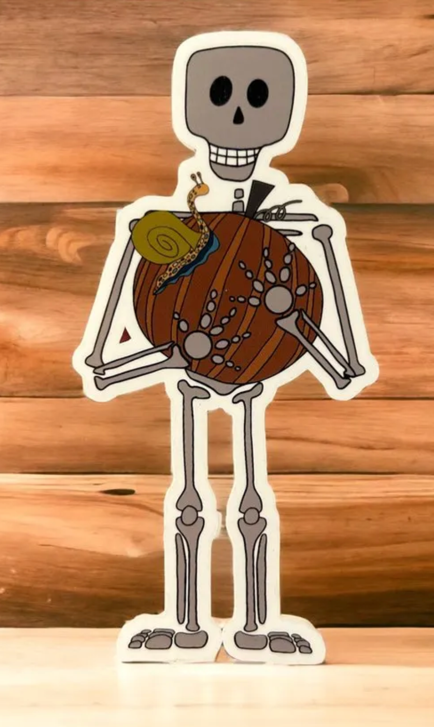 Honey Snail & Steven at the Pumpkin Patch Sticker