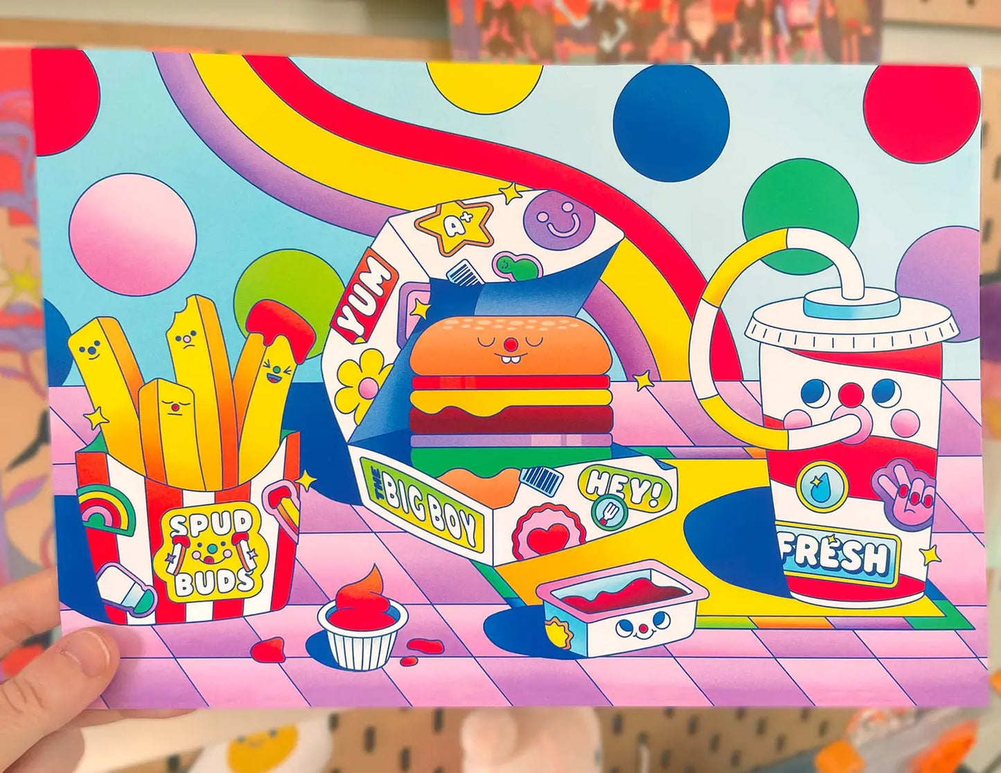 Happiest Meal Art Print