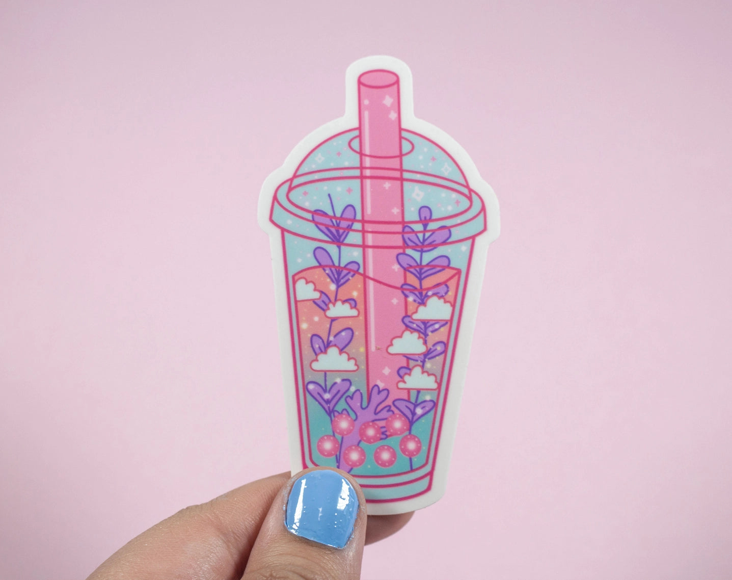 Boba Tea Drink Sticker