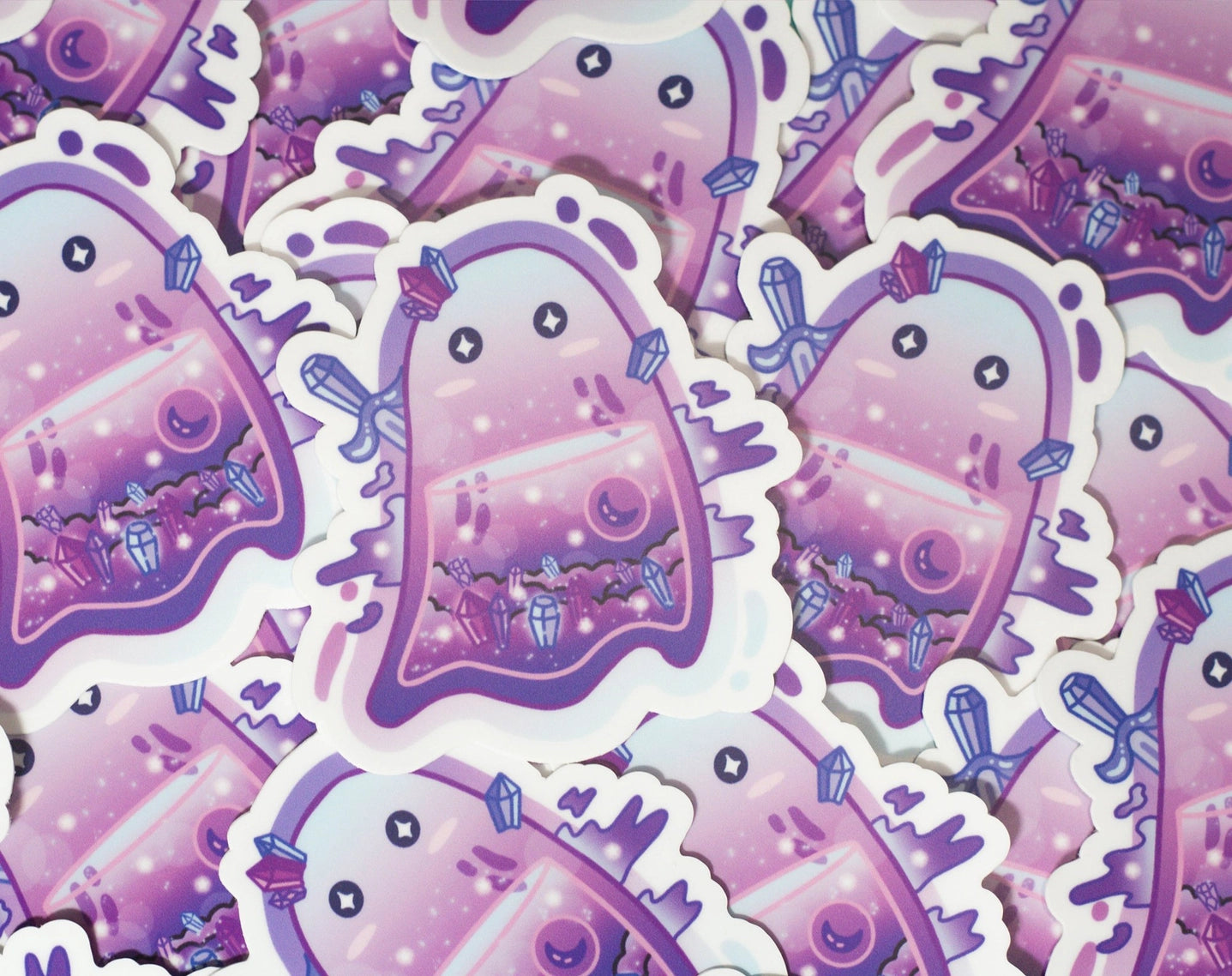 Crystal Ghost Sticker