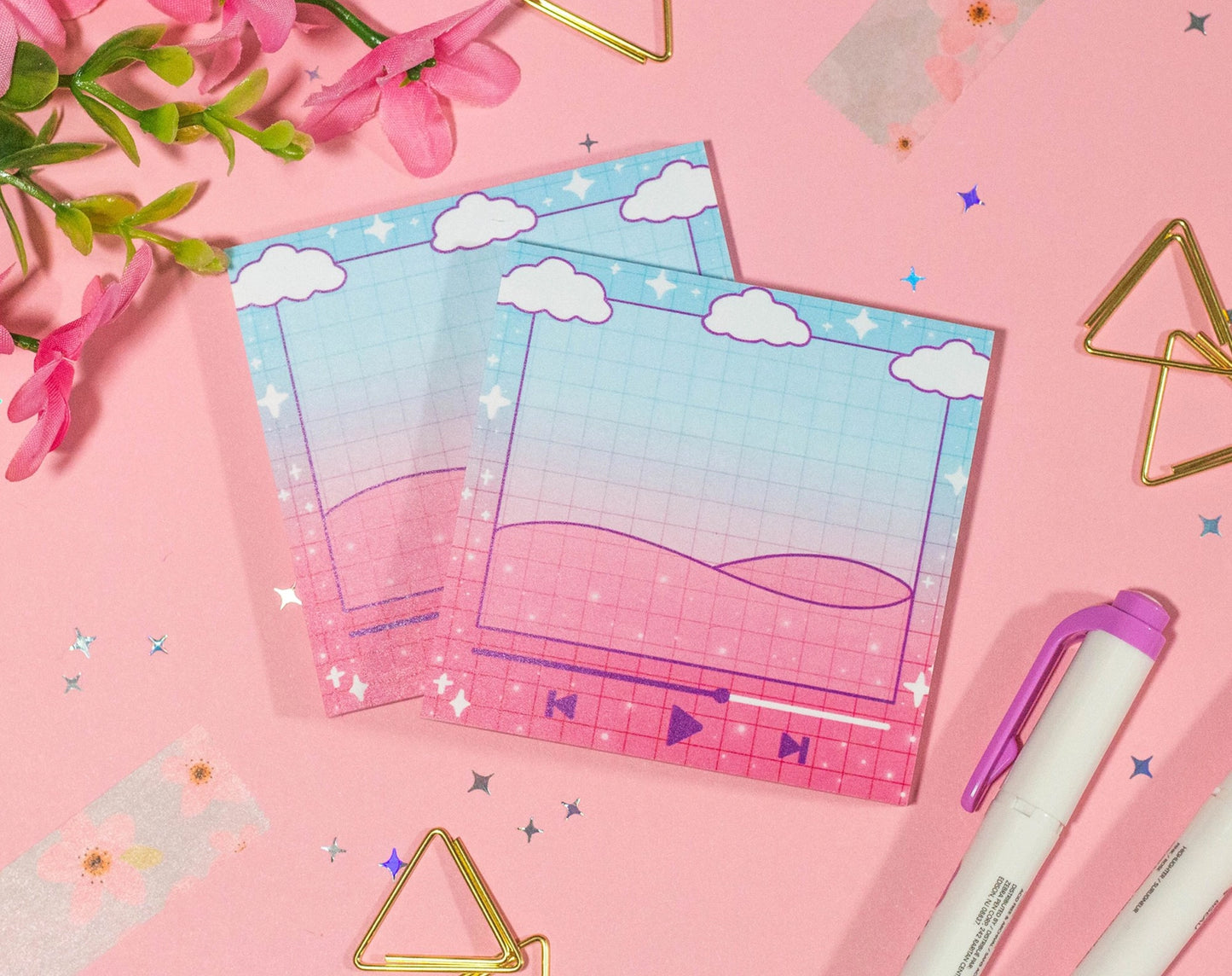 Music Player Sticky Notes