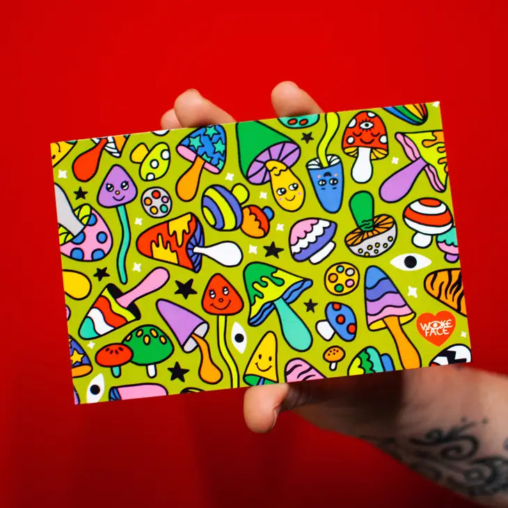 Funguys Mushroom Postcard