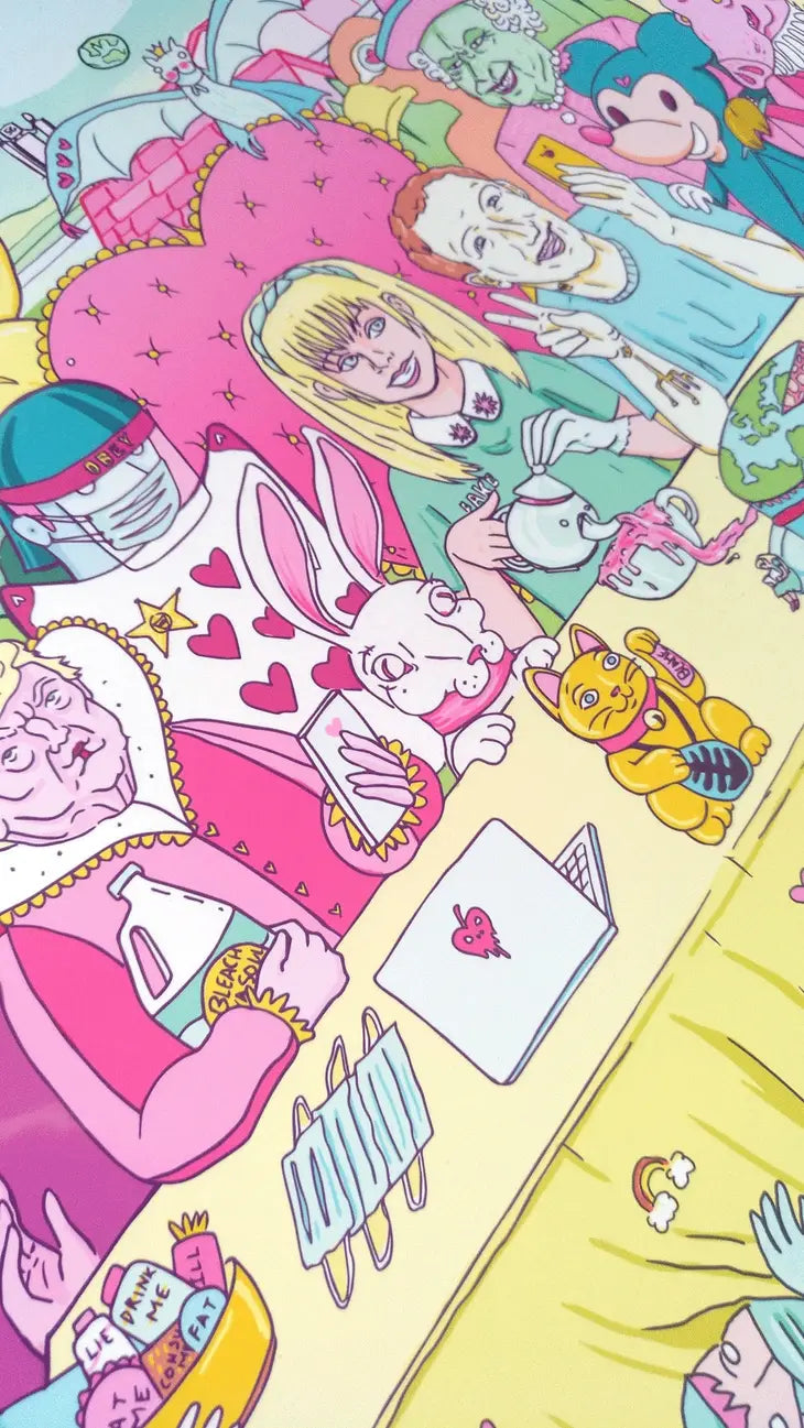 Alice in Lockdown Tea Party Gicleé Print