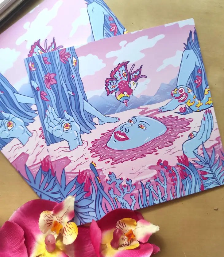 Quick Sands Greeting Card