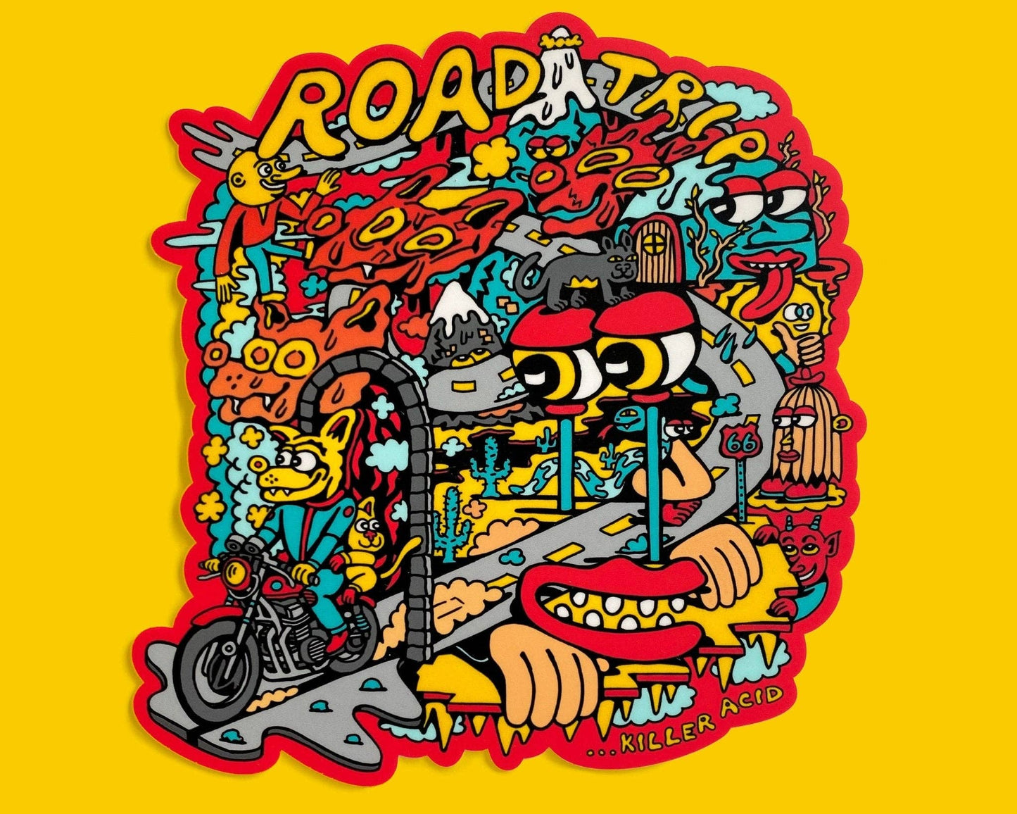 Road Trip XL Sticker