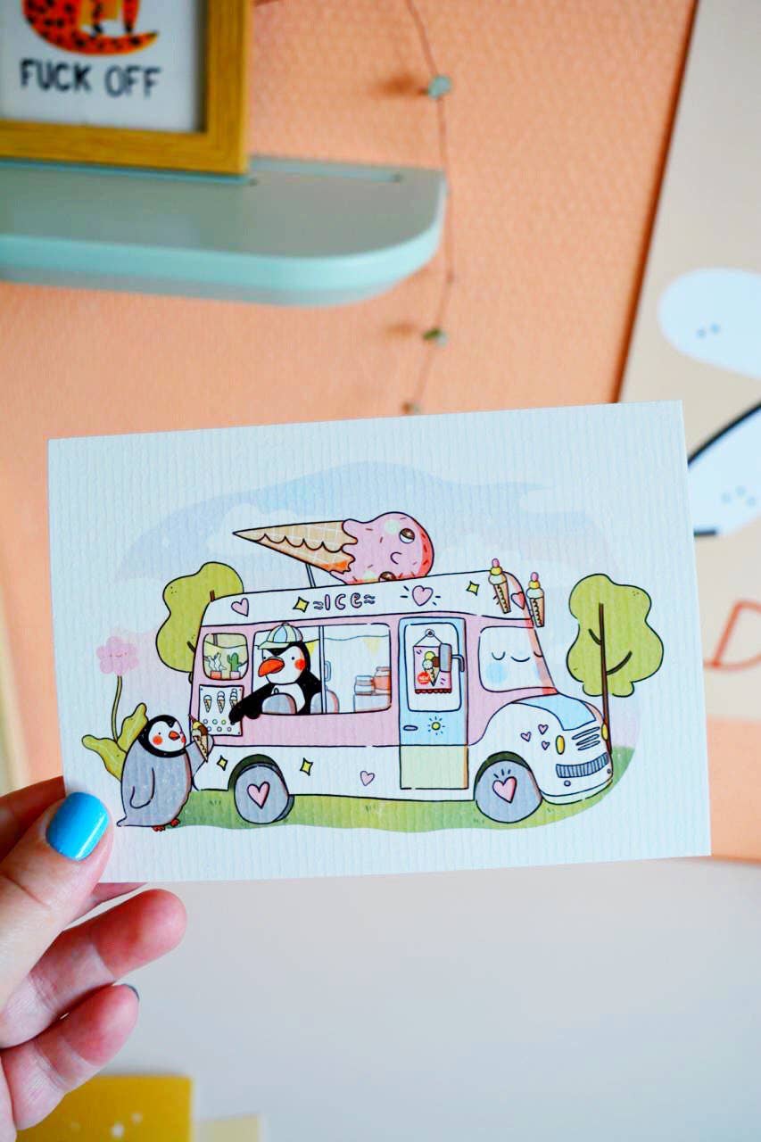 Ice Cream Truck Print