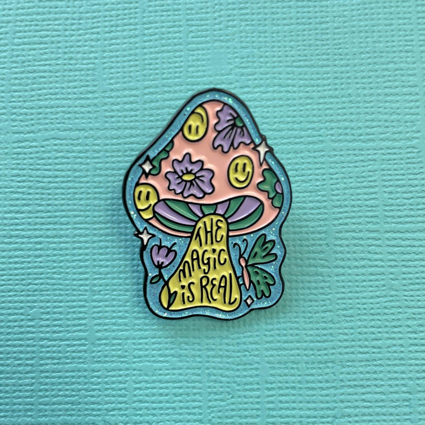 Magic Mushroom Enamel Pin