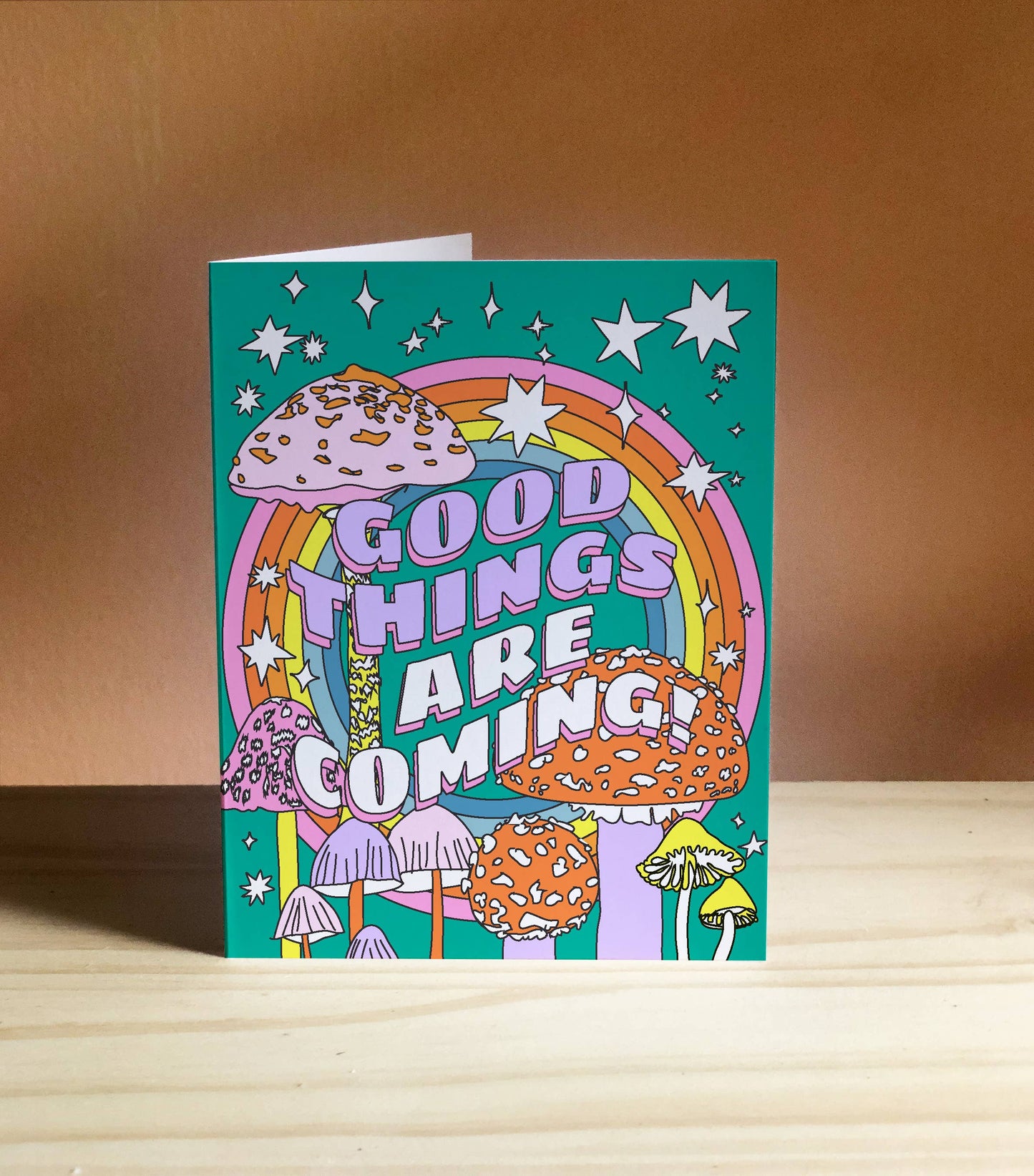 Good Things Are Coming Greeting Card