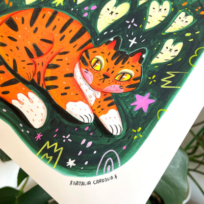 Nine Lives Print