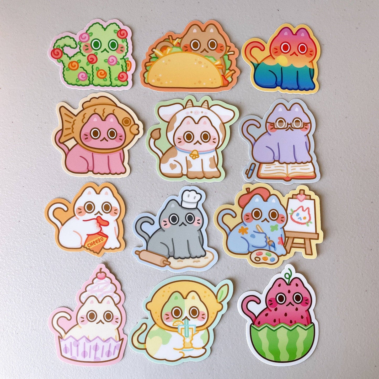 Taiyaki Cat Sticker