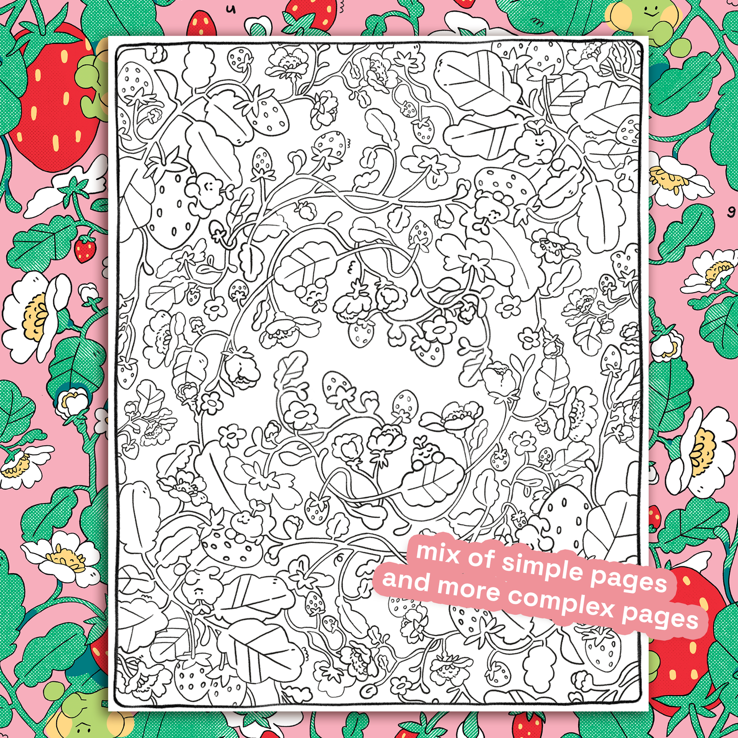 Oh To Be a Tiny Frog VOL 1. Coloring Book