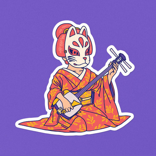 IIna Shamisen Sticker