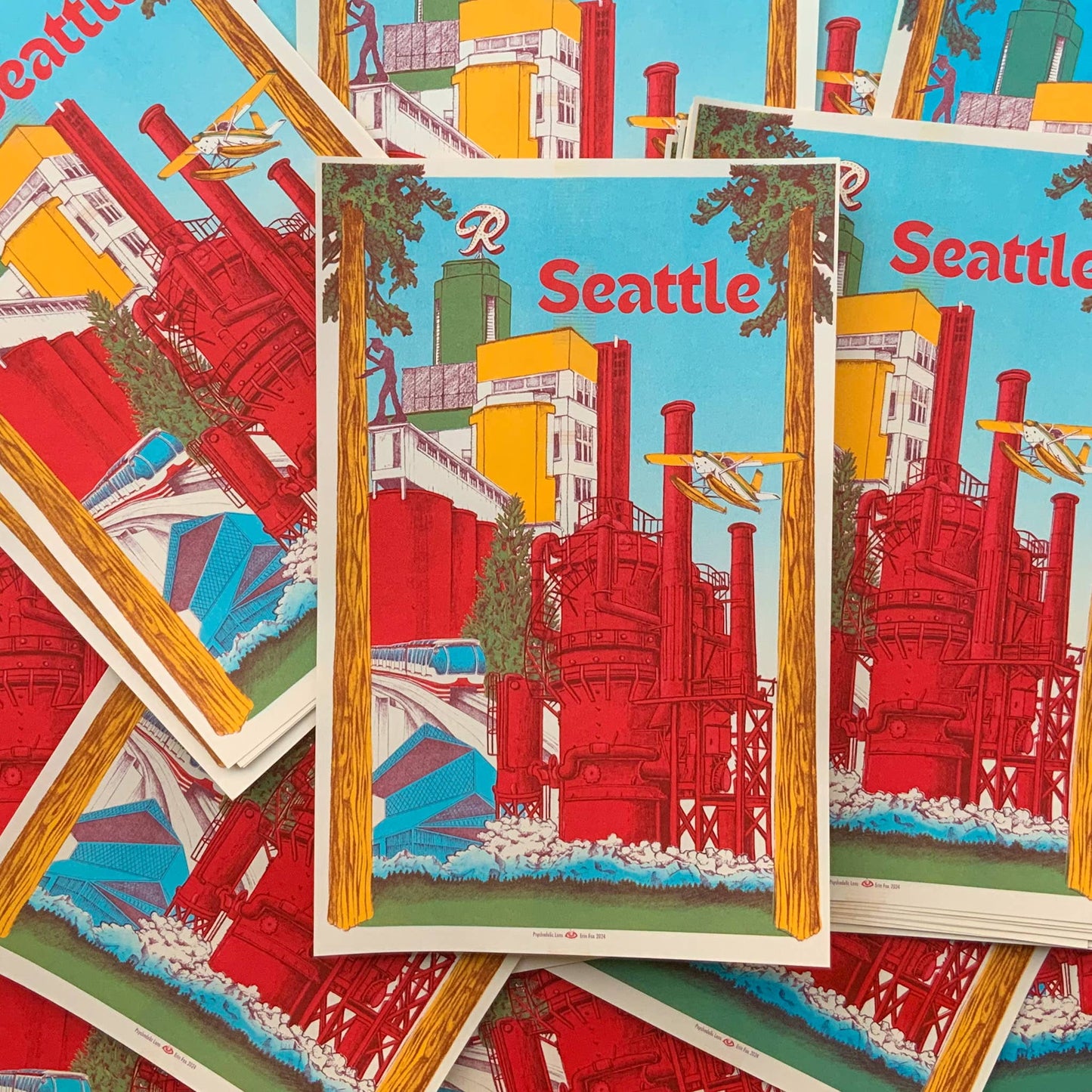 Industry Seattle: Large 11”x17”