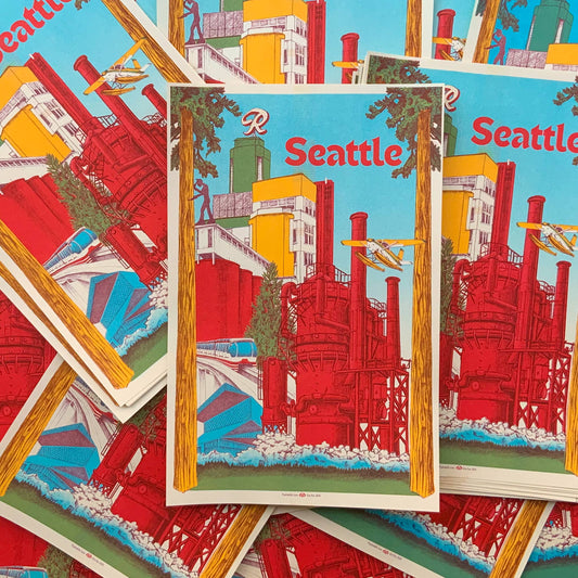 Industry Seattle: Large 11”x17”