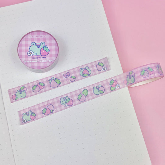 Strawberry Frog Washi Tape