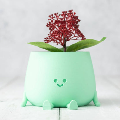 Happy Pot Planter Mint Green