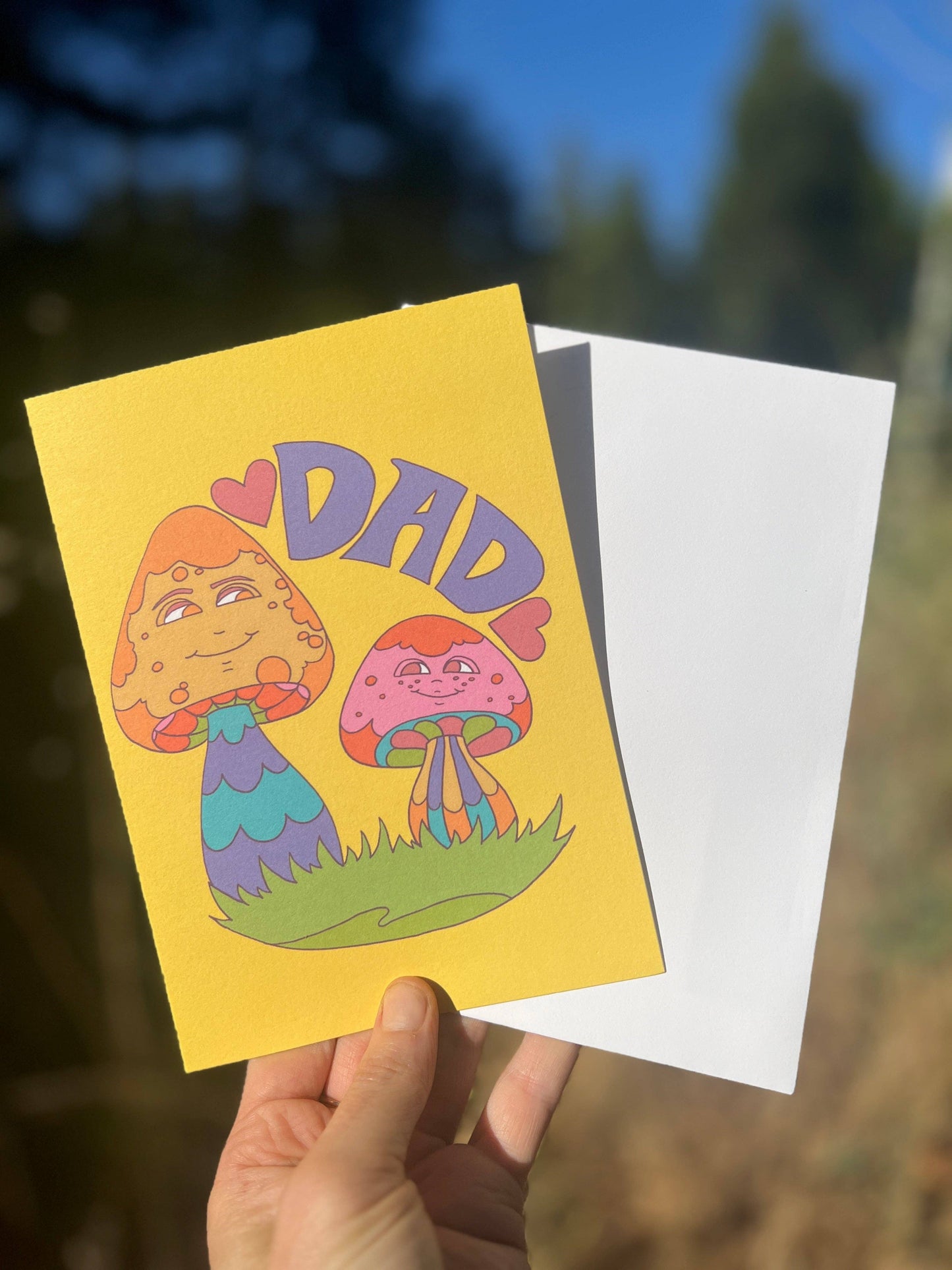 Dad Mushroom Greeting Card