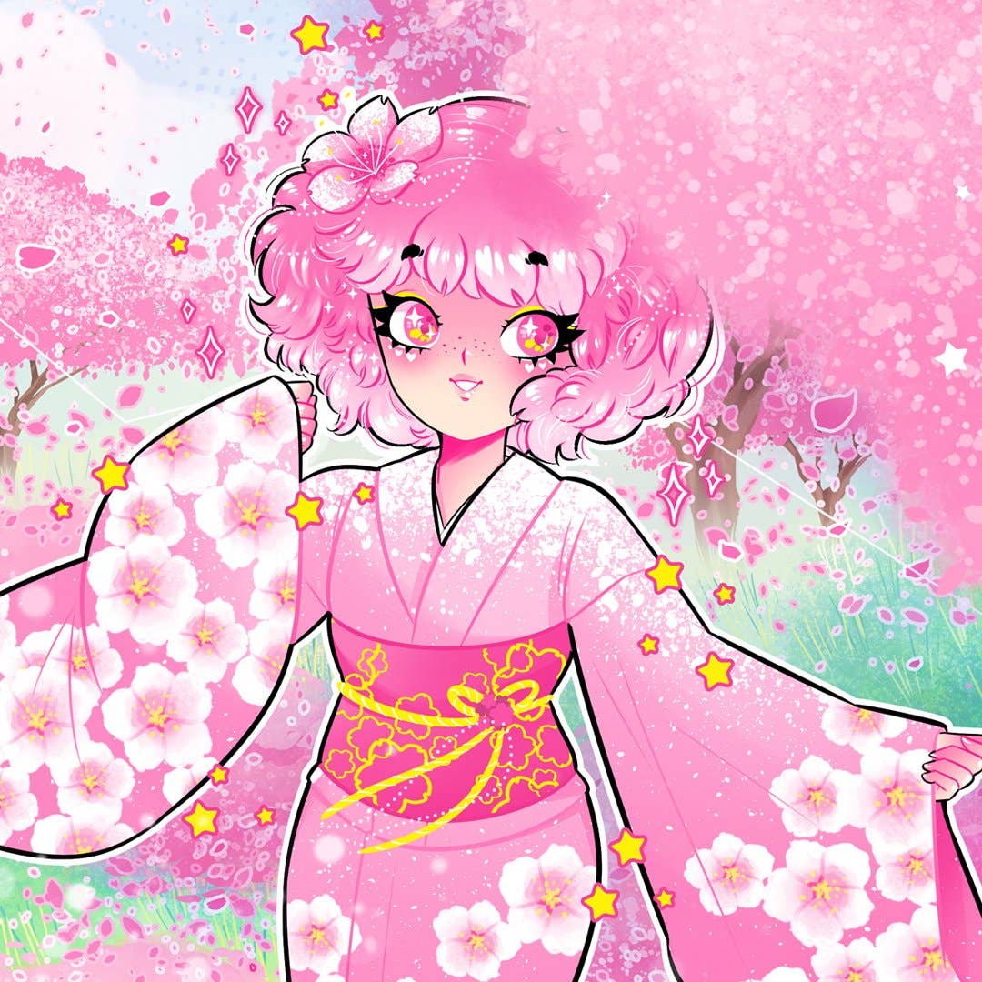 Art Print Cherry Blossom: 8.5"x11"