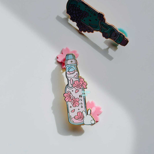 Sakura Ramune Enamel Pin