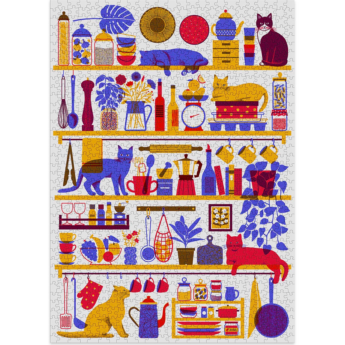 1000 Piece Puzzle, Cat Jigsaw Puzzle for Adults, Cats Puzzle