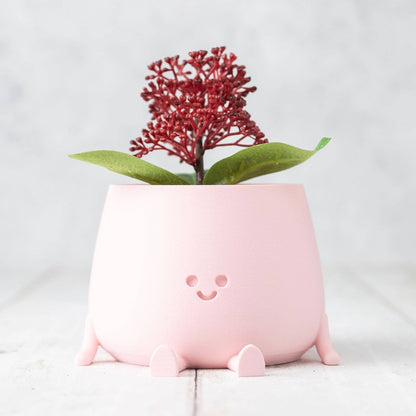 Happy Pot Planter Peach Pink